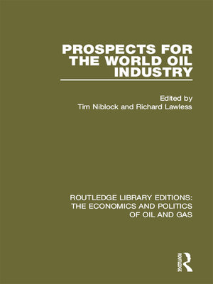 cover image of Prospects for the World Oil Industry